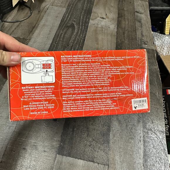 Rare Buzz Lightyears Space Ranger Spin Spaceship Rocket Disc Shooter Disney Park - Picture 9 of 12